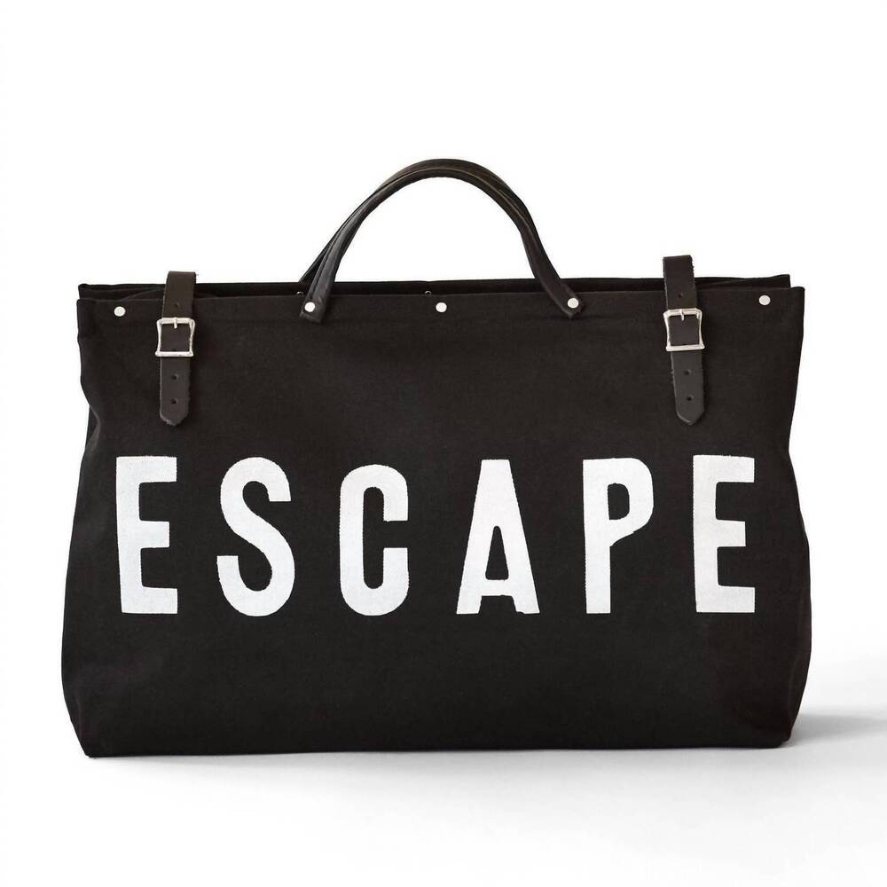 NEW FORESTBOUND unisex - escape canvas utility bag in black